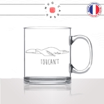 tasse-mug-en-verre-transparent-oiseau-toucan-you-cant-dessin-drole-mignon-animal-noir-fun-café-thé-idée-cadeau-original-personnalisé2-min
