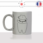 mug-tasse-silver-argenté-argent-ours-love-yourself-dessin-drole-mignon-animal-noir-fun-café-thé-idée-cadeau-original-personnalisé-min