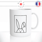 mug-tasse-ref5-lapin-dessin-noir-carre-cafe-oreilles-tete-cafe-the-mugs-tasses-personnalise-anse-droite