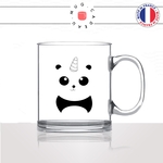 tasse-mug-en-verre-transparent-glass-ours-panda-licorne-pandicorn-dessin-drole-mignon-animal-noir-fun-café-thé-idée-cadeau-original-personnalisé2-min
