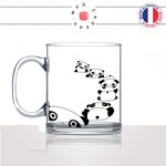 tasse-mug-en-verre-transparent-glass-ours-panda-roulade-dessin-drole-mignon-animal-noir-fun-café-thé-idée-cadeau-original-personnalisé-min
