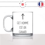 mug-tasse-en-verre-transparent-glass-cet-homme-est-un-canard-mec-couple-coin-coin-animal-humour-drole-idée-cadeau-fun-cool-café-thé-original