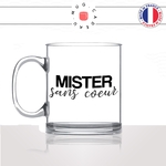 mug-tasse-en-verre-transparent-glass-mister-sans-coeur-célibataire-couple-beau-gosse-homme-idée-cadeau-fun-cool-café-thé-original
