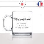 mug-tasse-en-verre-transparent-glass-secret-beauté-sasseoir-a-coté-dune-moche-femme-copine-collegue-humour-idée-cadeau-fun-cool-café-thé