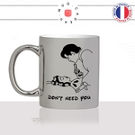 mug-tasse-argent-argenté-silver-princesse-prince-dont-need-you-feminist-femme-homme-mignon-gun-humour-idée-cadeau-fun-cool-café-thé