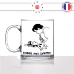 mug-tasse-en-verre-transparent-glass-princesse-prince-laisse-moi-dormir-matin-reveil-couple-amour-mignon-gun-humour-idée-cadeau-fun-cool-café-thé