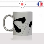 mug-tasse-argent-argenté-silver-femme-levres-langue-célibataire-sexy-doigt-bouche-decoration-abstrait-idée-cadeau-fun-cool-café-thé-min