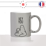 mug-tasse-argent-argenté-silver-hey-you-coucou-toi-salut-bonjour-anglais-régime-dessin-collegue-ami-humour-idée-cadeau-fun-cool-café-thé2