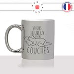 mug-tasse-argent-argenté-silver-vivons-heureux-couchés-sieste-collegue-flemme-femme-homme-humour-idée-cadeau-fun-cool-café-thé