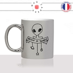 mug-tasse-argent-argenté-silver-espace-extra-terrestre-E.T-alien-believe-in-your-dream-planetes-humour-idée-cadeau-fun-cool-café-thé