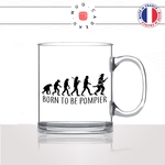 mug-tasse-en-verre-transparent-glass-born-to-be-pompier-evolution-humaine-singe-primate-metier-volontaire-humour-idée-cadeau-fun-cool-café-thé2