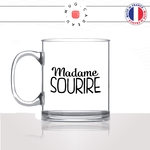 mug-tasse-en-verre-transparent-glass-femme-madame-sourire-smile-content-joyeuse-happy-collegue-copine-idée-cadeau-fun-cool-café-thé