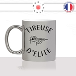 mug-tasse-argent-argenté-silver-femme-tireuse-délite-tirer-tire-arme-a-feu-fusil-chasse-club-humour-idée-cadeau-fun-cool-café-thé
