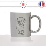 mug-tasse-argent-argenté-silver-film-série-simpsons-homer-lisa-danse-fan-happy-original-idée-cadeau-fun-cool-café-thé2