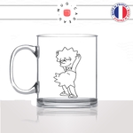 mug-tasse-en-verre-transparent-glass-film-série-simpsons-homer-lisa-danse-fan-happy-original-idée-cadeau-fun-cool-café-thé