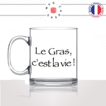 mug-tasse-en-verre-transparent-glass-série-francaise-culte-kaamelott-arthur-le-gras-cest-la-vie-caradoc-humour-télé-idée-cadeau-fun-cool-café-thé