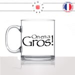mug-tasse-en-verre-transparent-glass-série-francaise-culte-kaamelott-arthur-on-en-a-gros-caradoc-perceval-humour-idée-cadeau-fun-cool-café-thé