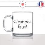 mug-tasse-en-verre-transparent-glass-série-francaise-kaamelott-arthur-cest-pas-faux-caradoc-perceval-humour-idée-cadeau-fun-cool-café-thé