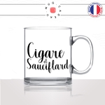 mug-tasse-en-verre-transparent-glass-cigare-et-sauciflard-saucisson-charcuterie-francaise-cubain-rhum-homme-idée-cadeau-fun-cool-café-thé2