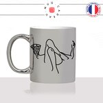 mug-tasse-argent-argenté-silver-femme-part-de-pizza-soirée-film-série-télé-sexy-pizz-4-fromages-chevre-idée-cadeau-fun-cool-café-thé