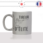 mug-tasse-argent-argenté-silver-homme-tireur-délite-tir-arme-a-feu-fusil-beretta-chasse-mec-collegue-original-idée-cadeau-fun-cool-café-thé