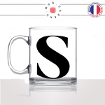 mug-tasse-en-verre-transparent-glass-initiale-S-sarah-sandra-sandrine-stephanie-prenom-lettre-collegue-original-idée-cadeau-fun-cool-café-thé