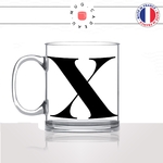 mug-tasse-en-verre-transparent-glass-initiale-X-xavier-xena-homme-femme-prenom-lettre-collegue-original-idée-cadeau-fun-cool-café-thé