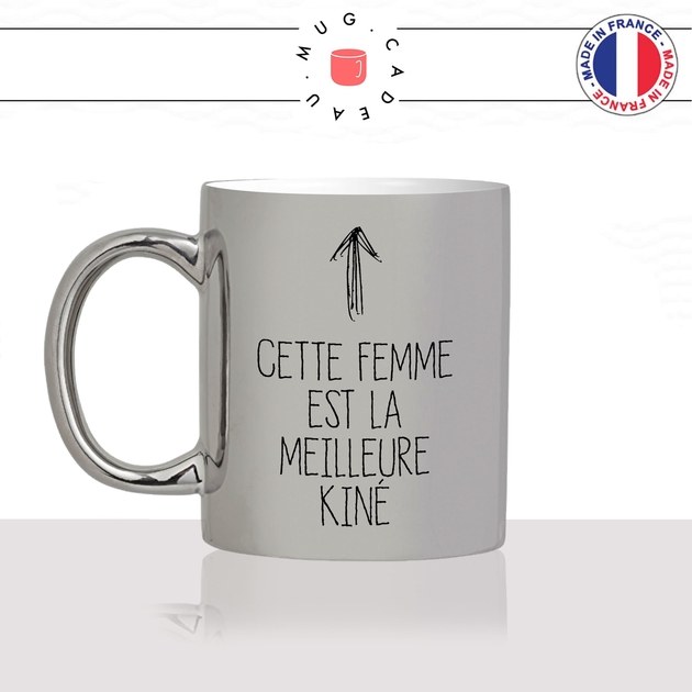 Mug Femme Meilleure Kiné - Par Métiers/Médical - Mug-Cadeau