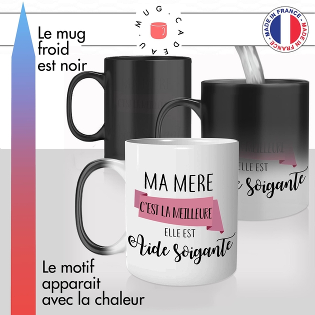 Cadeau Aide soignante - Mug personnalisé La Meilleure de tous les