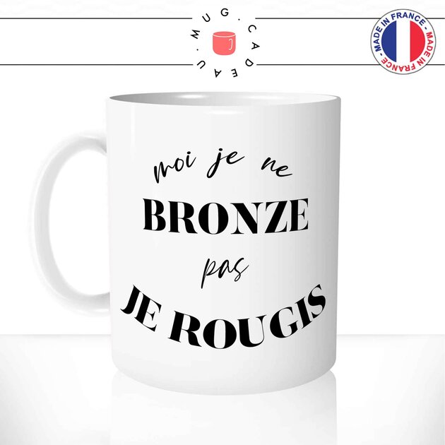 mug-tasse-blanc-brillant-cadeau-vacances-bronzer-rougir-bronzage-bronze-coup-de-soleil-humour-café-thé-personnalisé-personnalisable