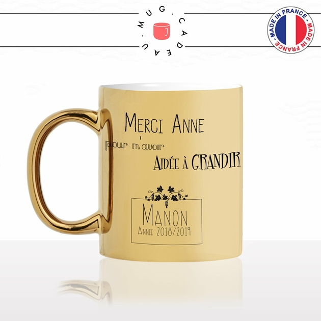 Mug Merci Personnalisable - Par Métiers/Maitre/Maitresse - Mug