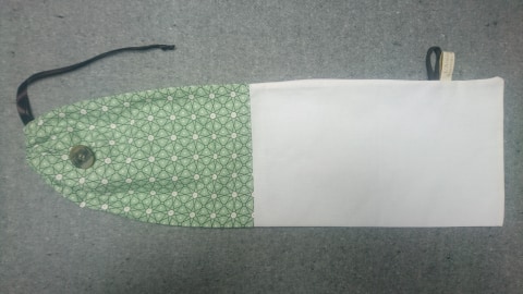 sac pain baguette geometrique vert deau coton oekotex (2)