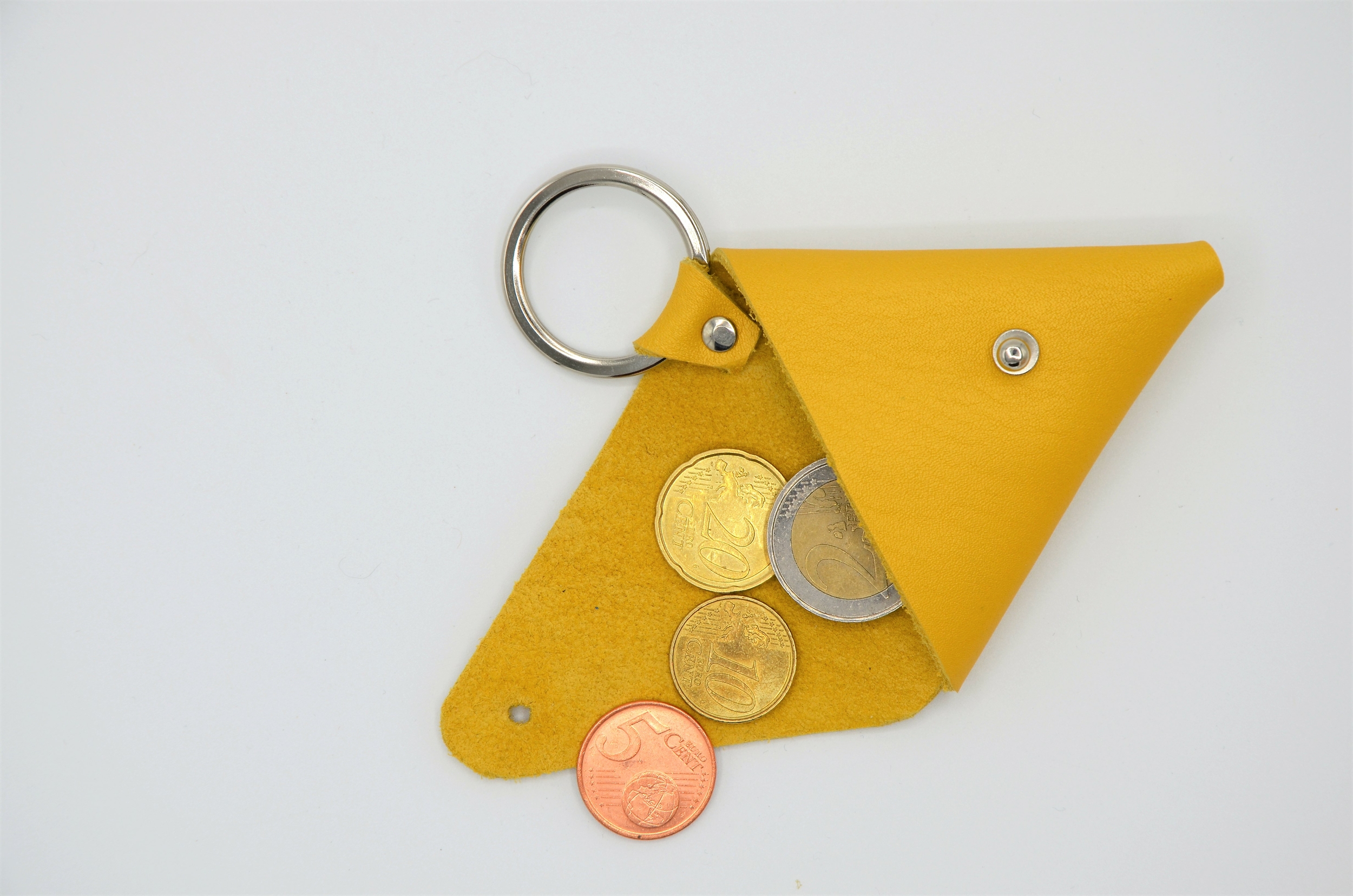 porte monnaie cuir artisanal triangle fait main france (3)