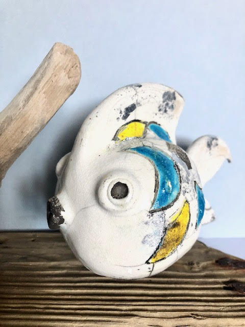 deco bois flotté poisson raku artisanal4