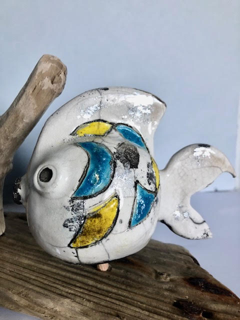 deco bois flotté poisson raku artisanal7