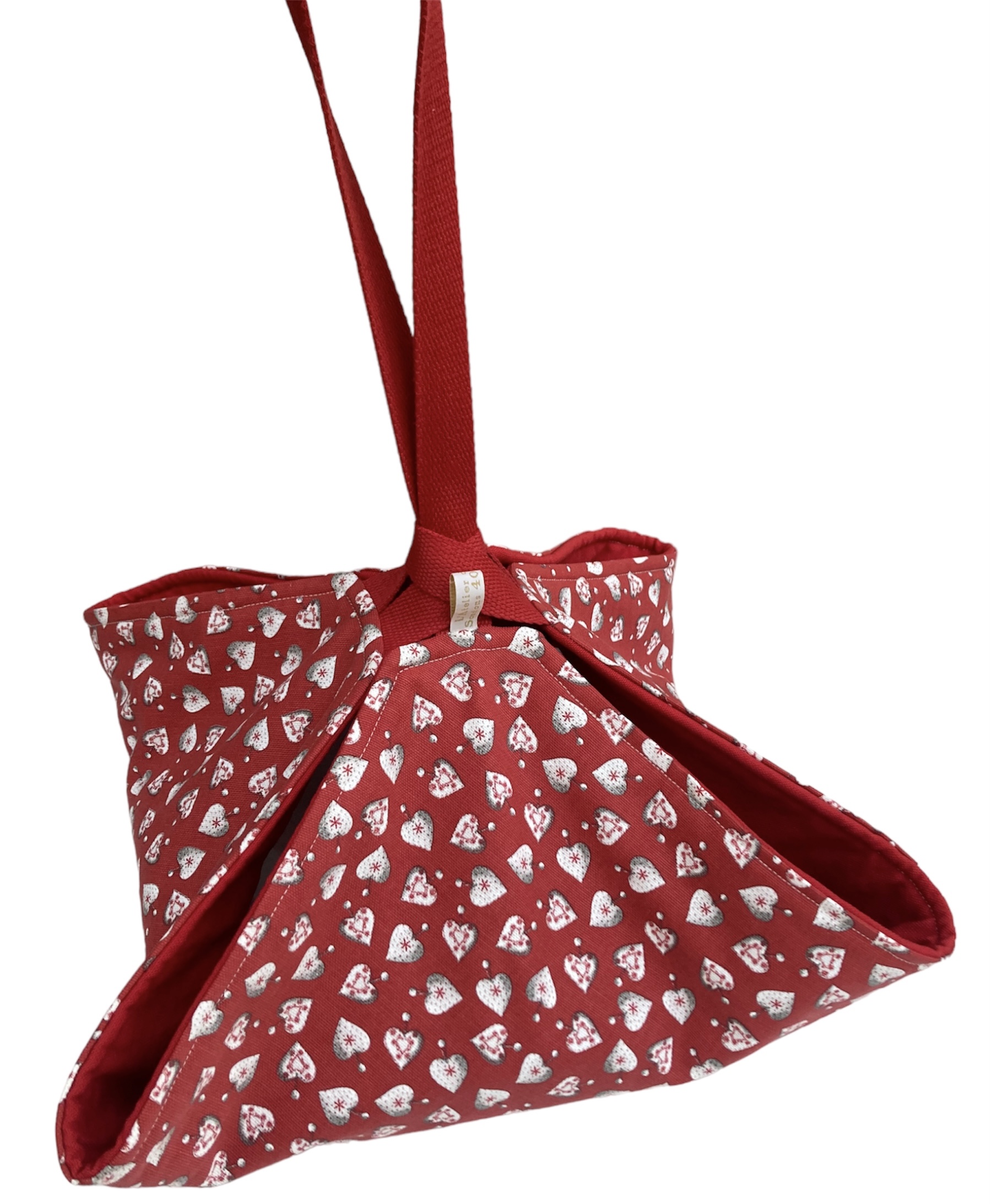 sac a tarte noel rouge coeur hiver artisanal france (3)