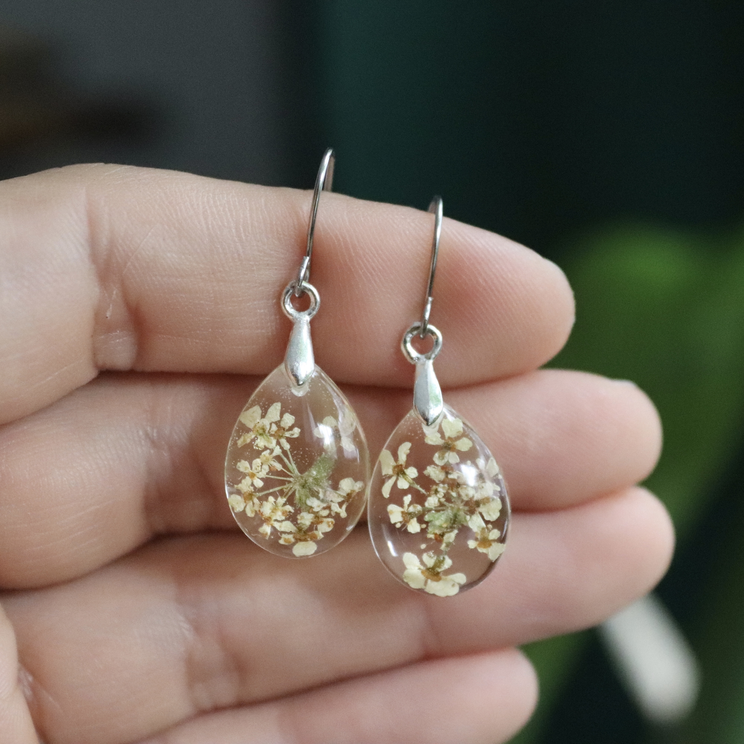 Accessoires En Résine époxy Boucle D'oreille à Fleurs