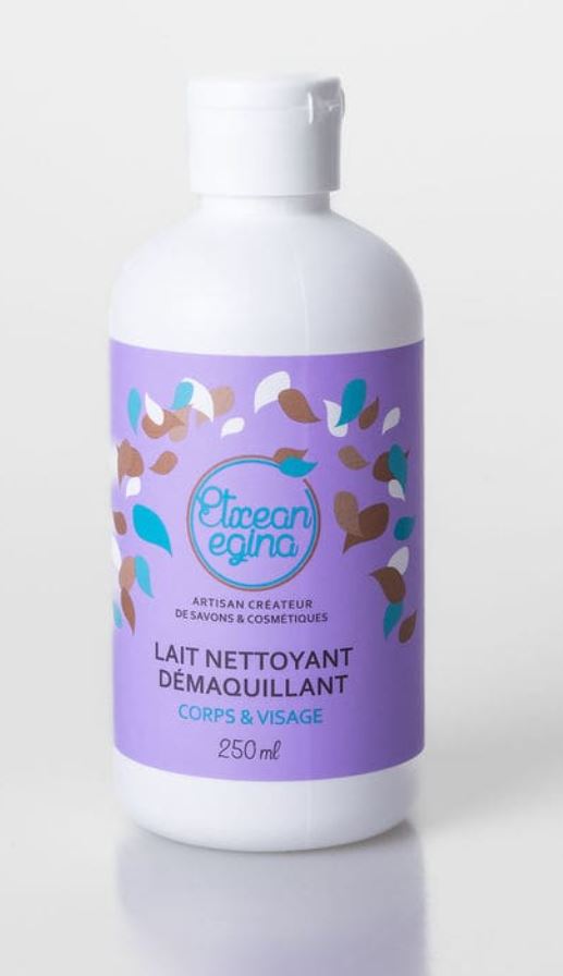 Lait nettoyant démaquillant visage 250ml