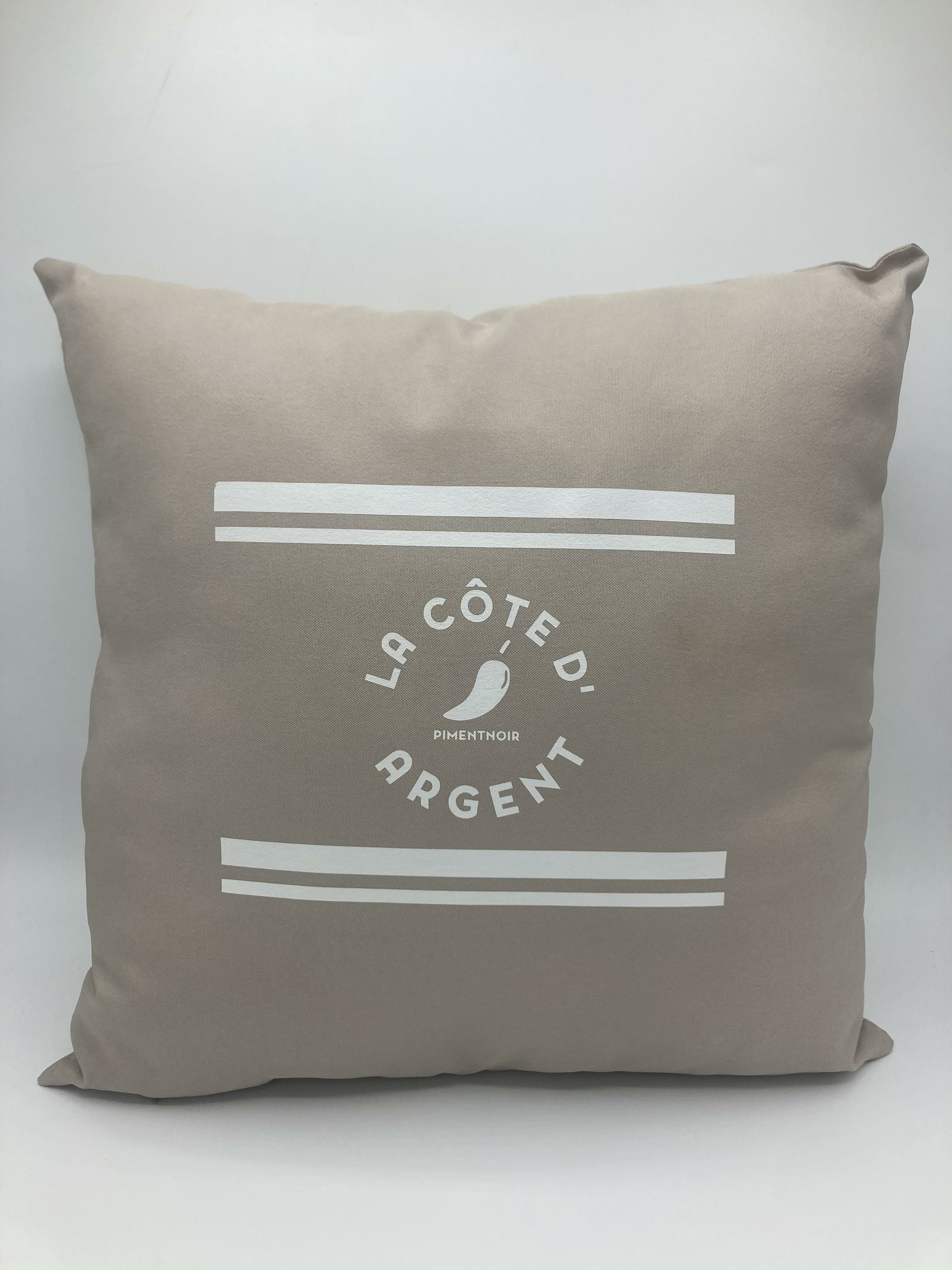 coussin exterieur beige cote dargent landes