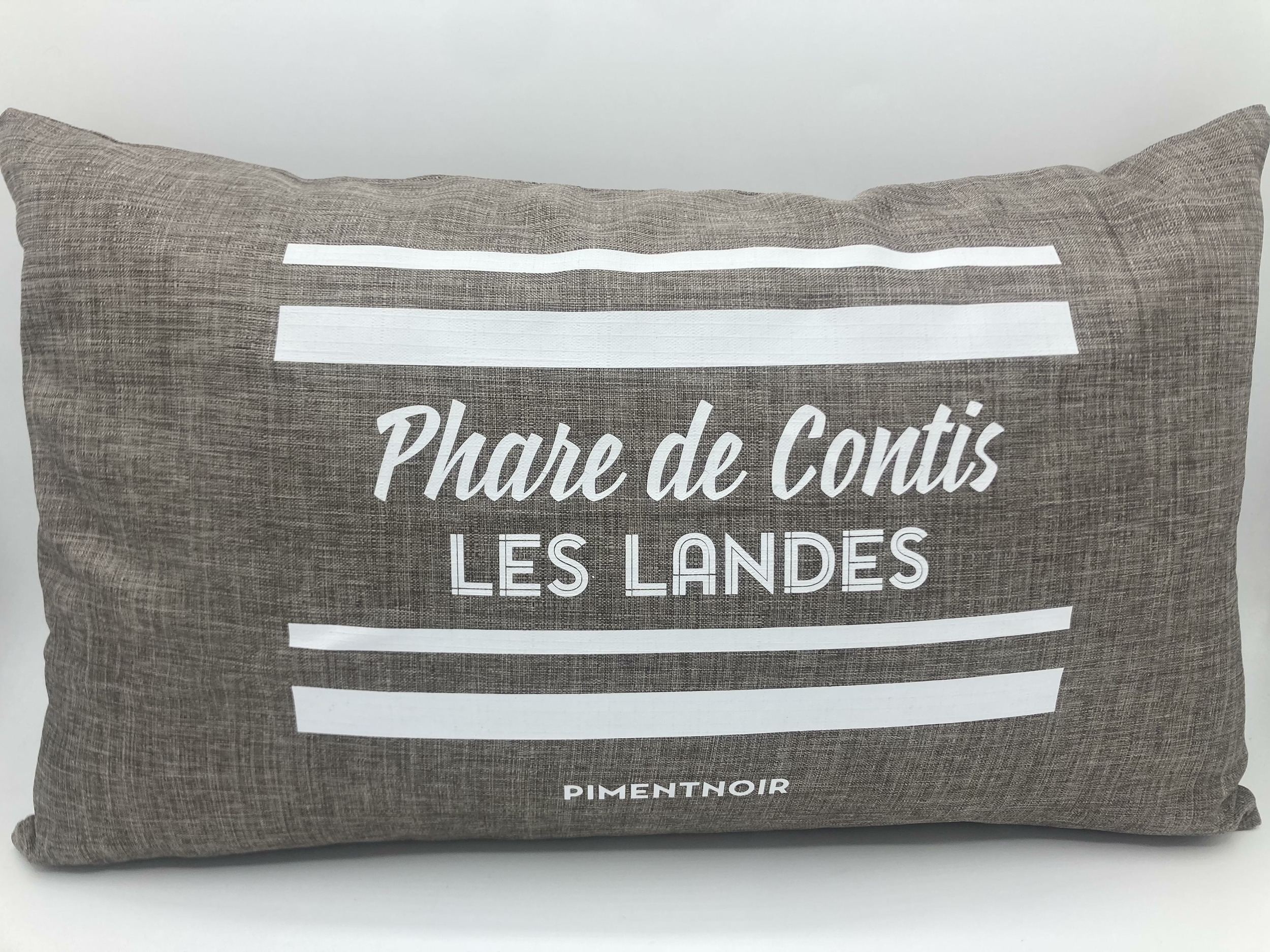 coussin rectangulaire phare de contis personnalisé landes