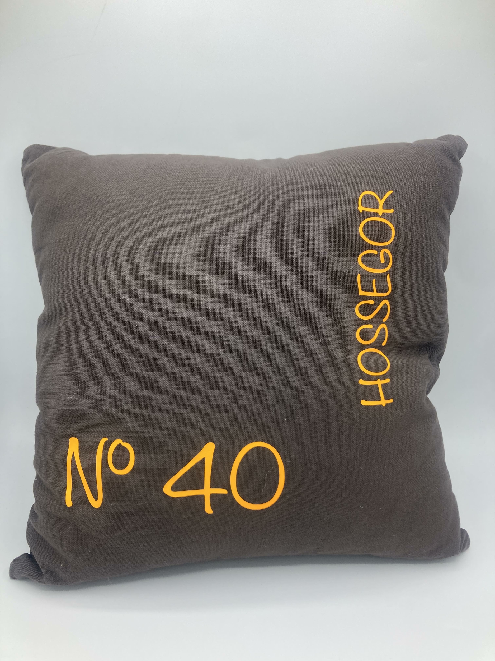 coussin chocolat marron 40 hossegor landes