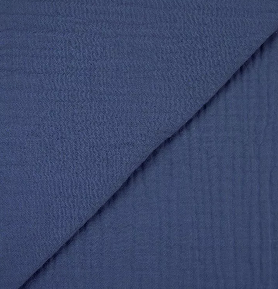 gaze bleu indigo