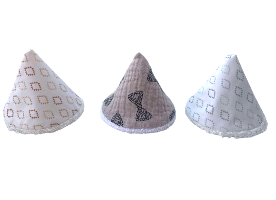 trio cones pipi coton eponge bambou losange noeud2