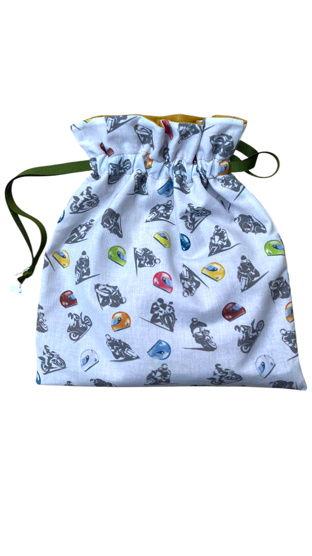 sac maillot interieur lin enduit casques moto