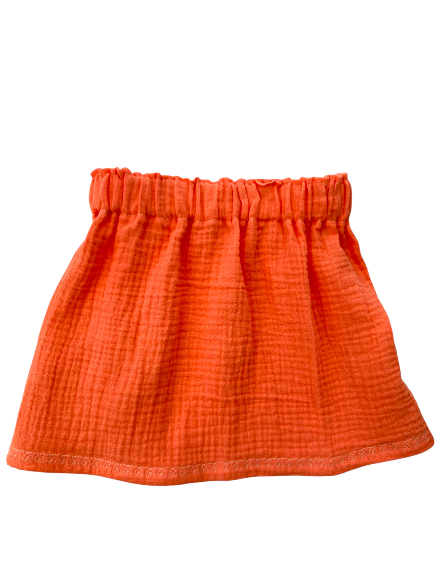 jupe fille double gaze melon-Photoroom