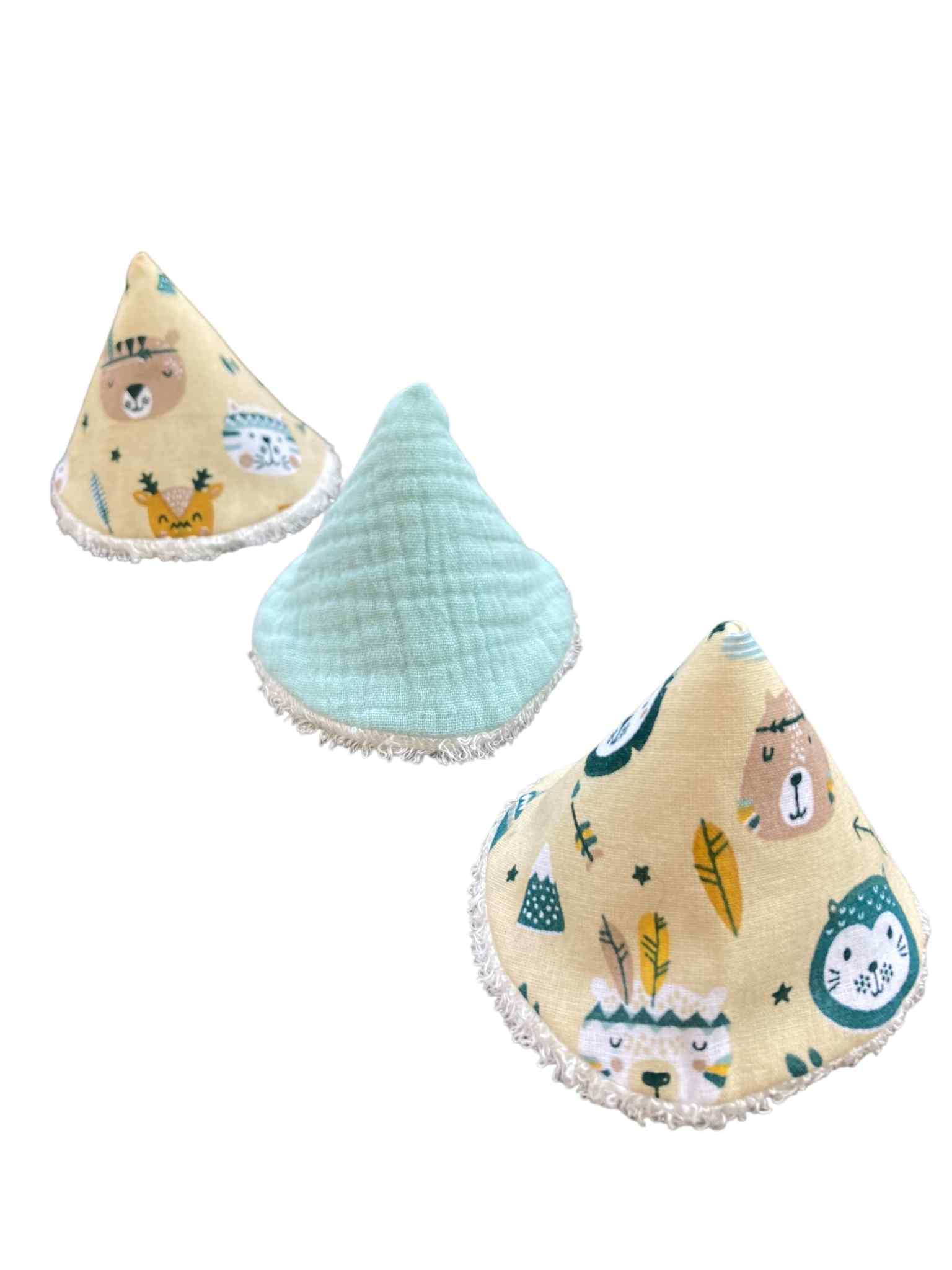 cones tipis pare pipi animaux jaune