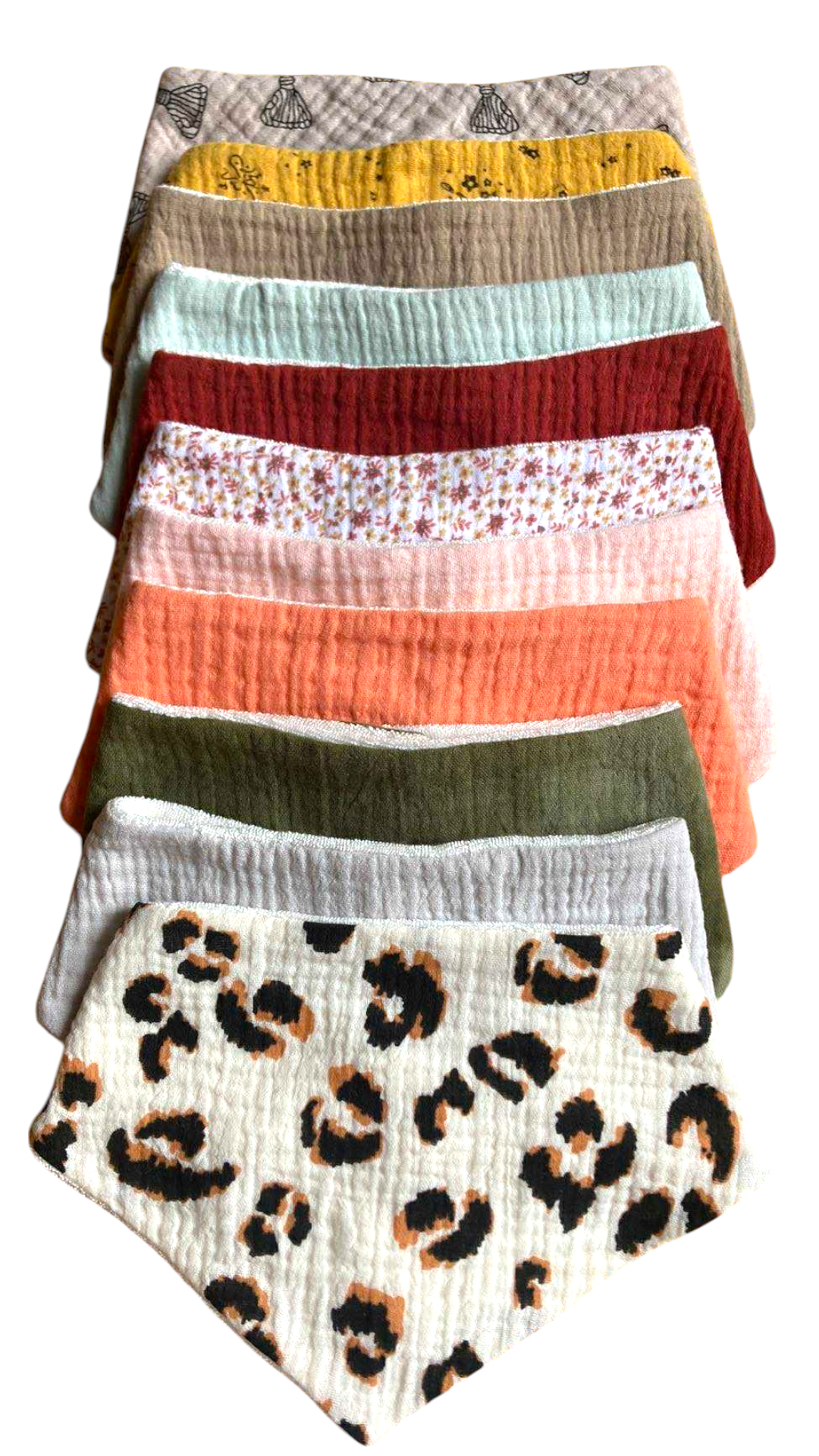 bavoir bandana double gaze