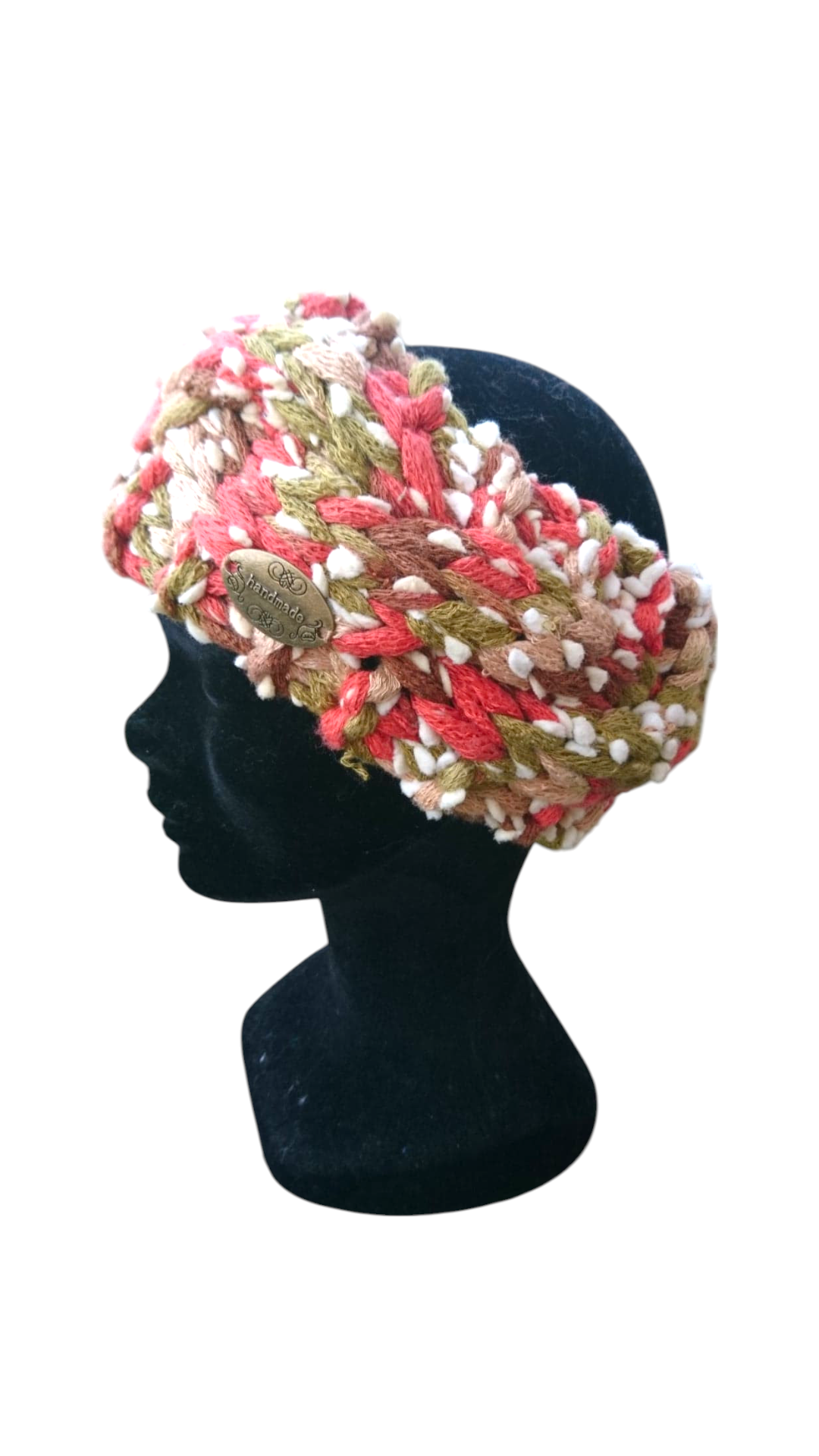 bonnet tricoté main gris bleu(2)