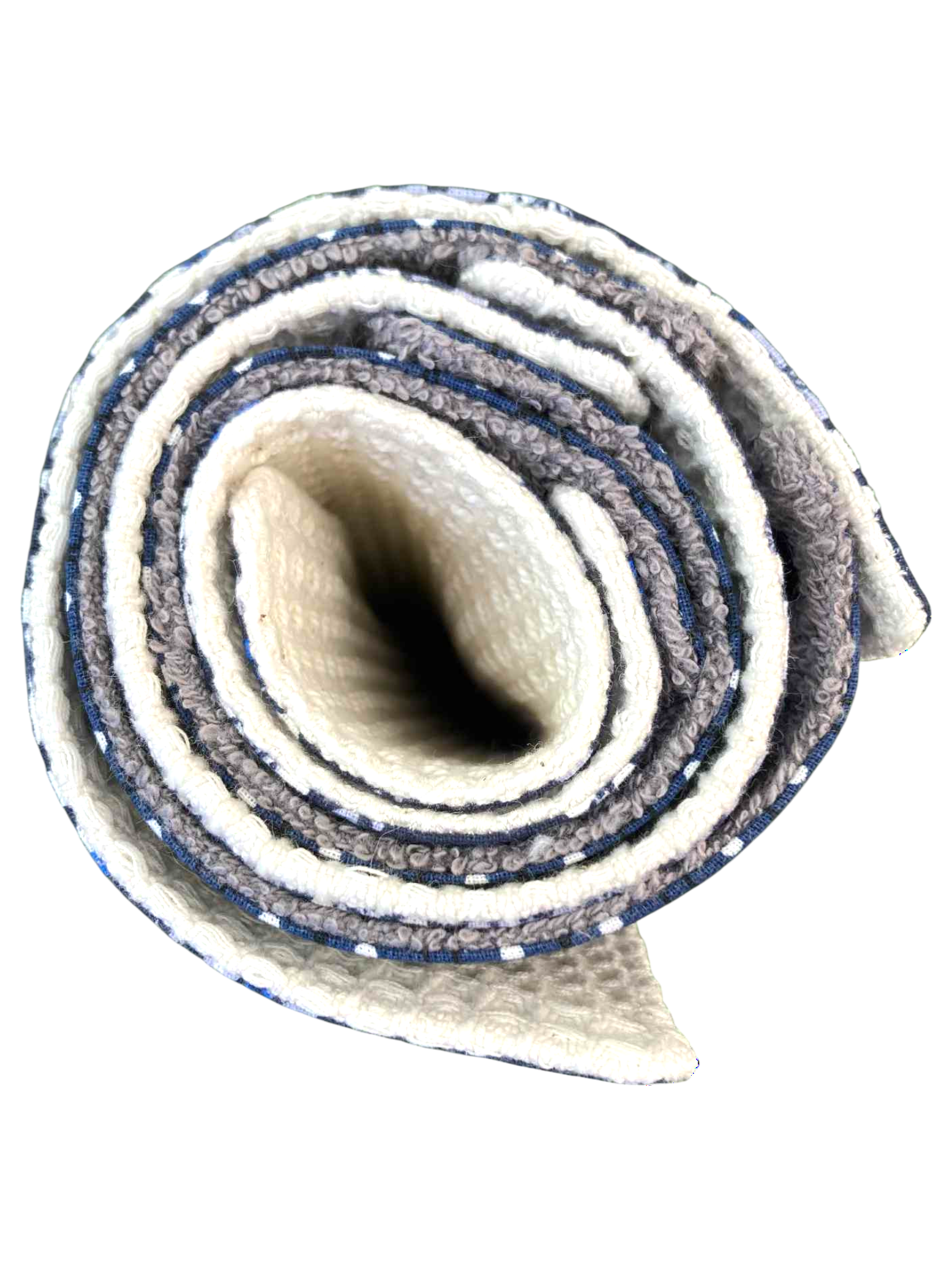 essuie tout 5 feuilles eponge nid abeille mix bleu fleuri(2)