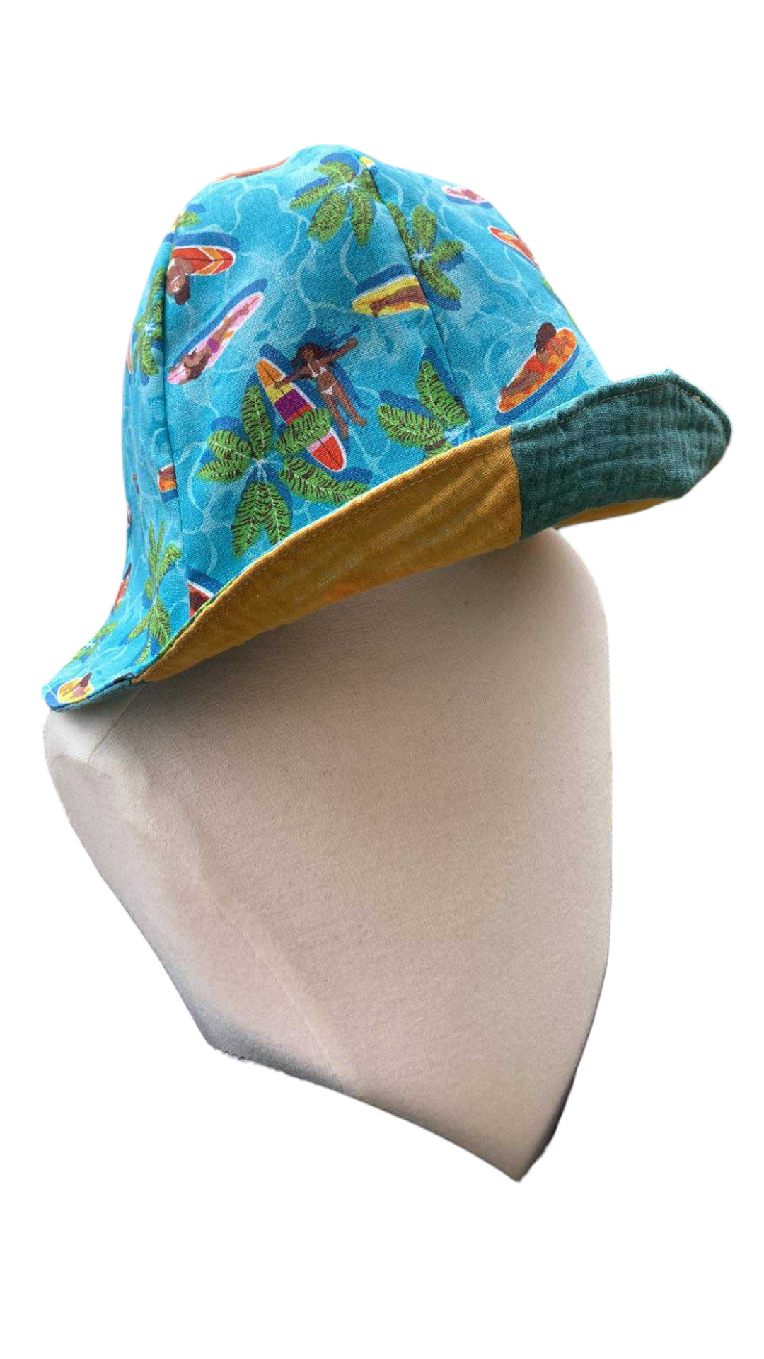 BOB73 18-24m chapeau bob réversible coton 11b-Photoroom